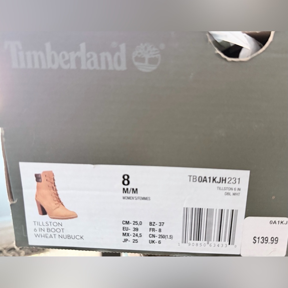 Timberland Tillston 6-Inch Boots in Wheat
